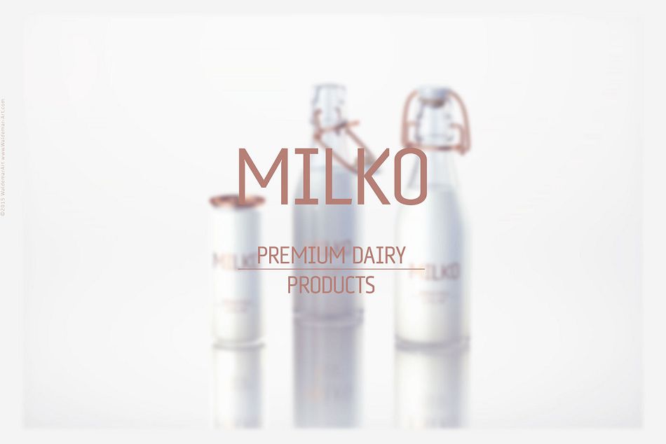 成都摩品品牌形象包裝設(shè)計(jì)-MILKO-Super-premium Dairy Products乳制品牛奶瓶設(shè)計(jì)分享